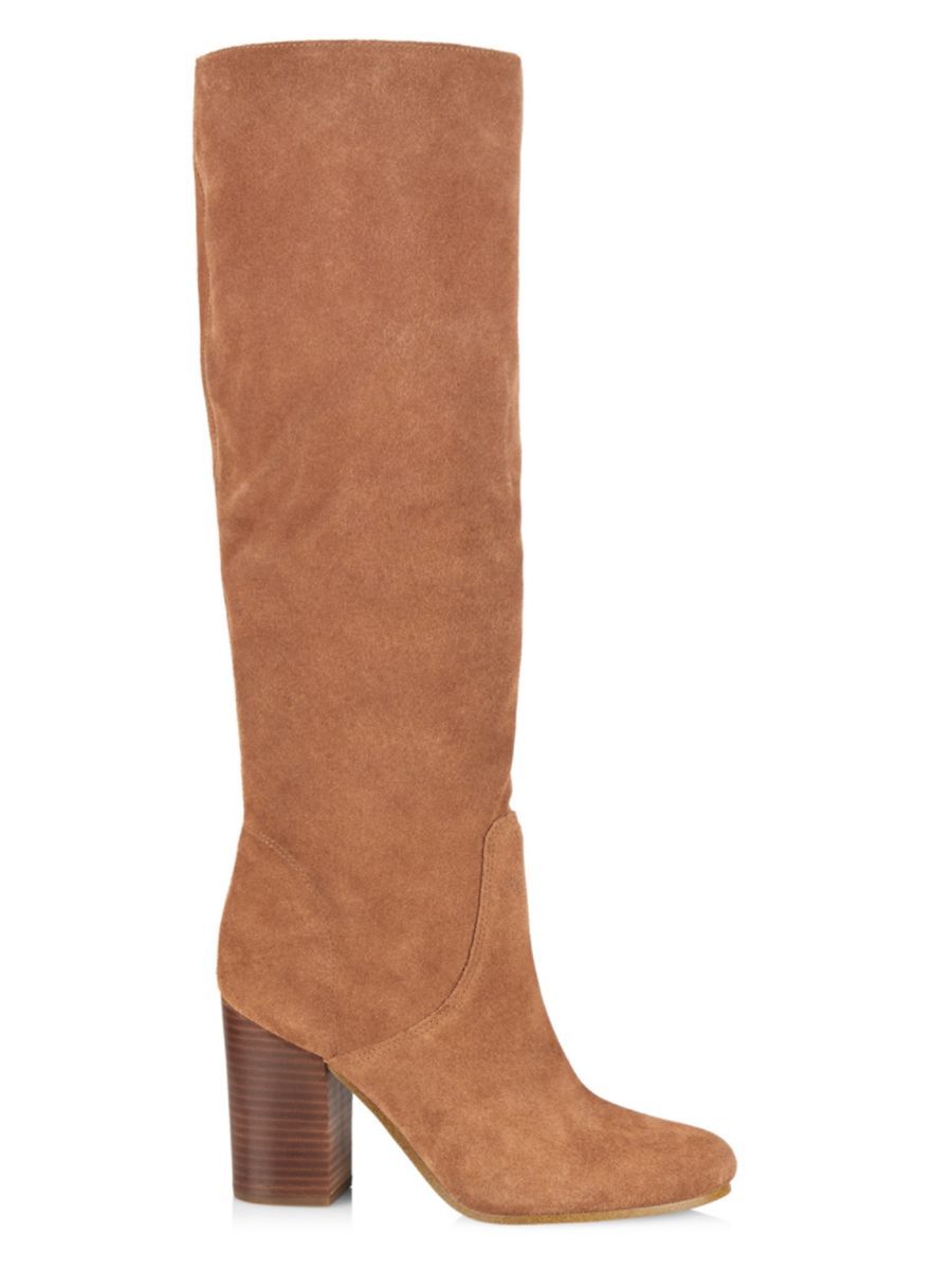 MICHAEL Michael Kors Leigh Suede Tall Boots | Saks Fifth Avenue