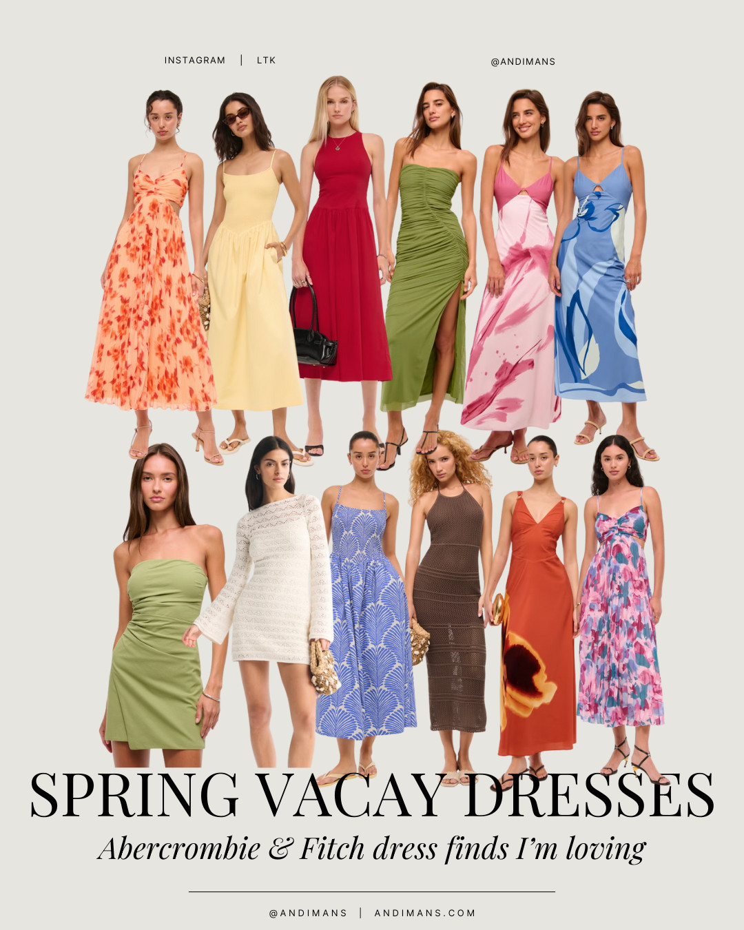 Who else is ready for Spring?! ME! I found some gorgeous dresses if you're planning early for your Spring vacay! 

 #LTKootd #LTKOver40 #LTKFindsUnder100