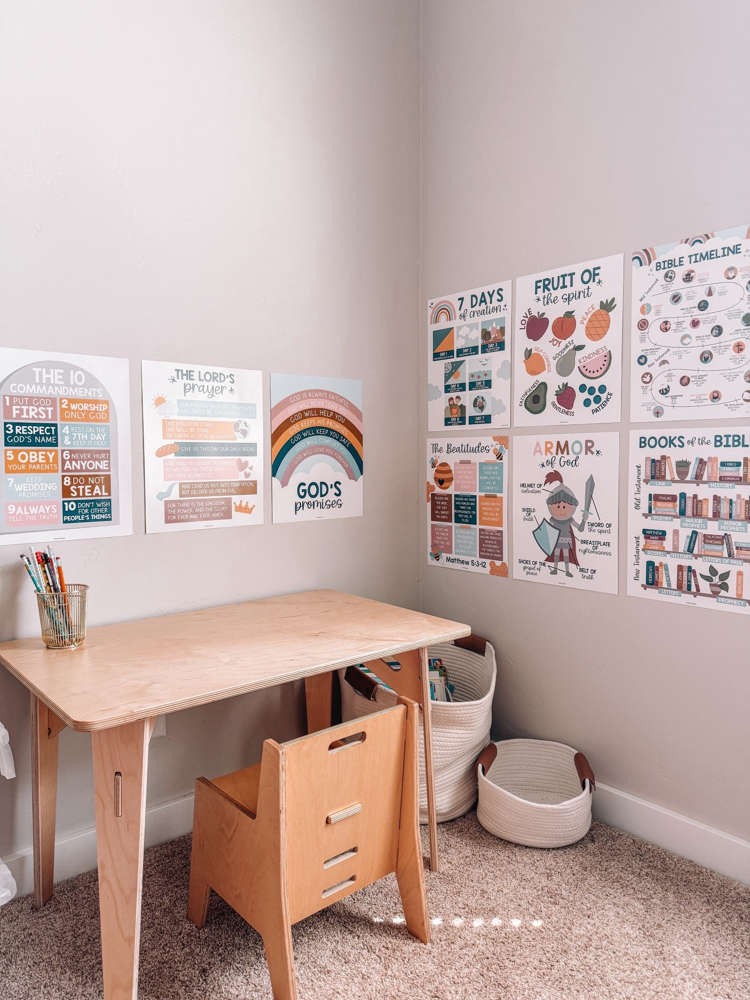 Obsessed with our new Bible wall signs for our son’s playroom creative corner! 

#LTKKids #LTKFamily #LTKHome