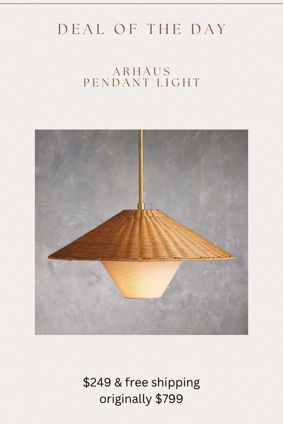 If we were ready for our kitchen remodel, I would buy these right now 😍😍 arhaus pendant lights $550 off & free shipping!!! 

#LTKhome #LTKsalealert