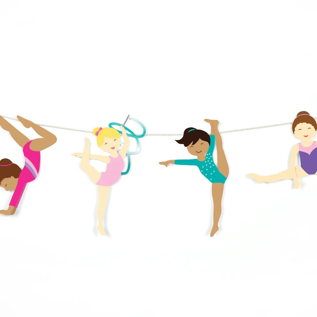 Gymnastics Party Garland | Ellie and Piper