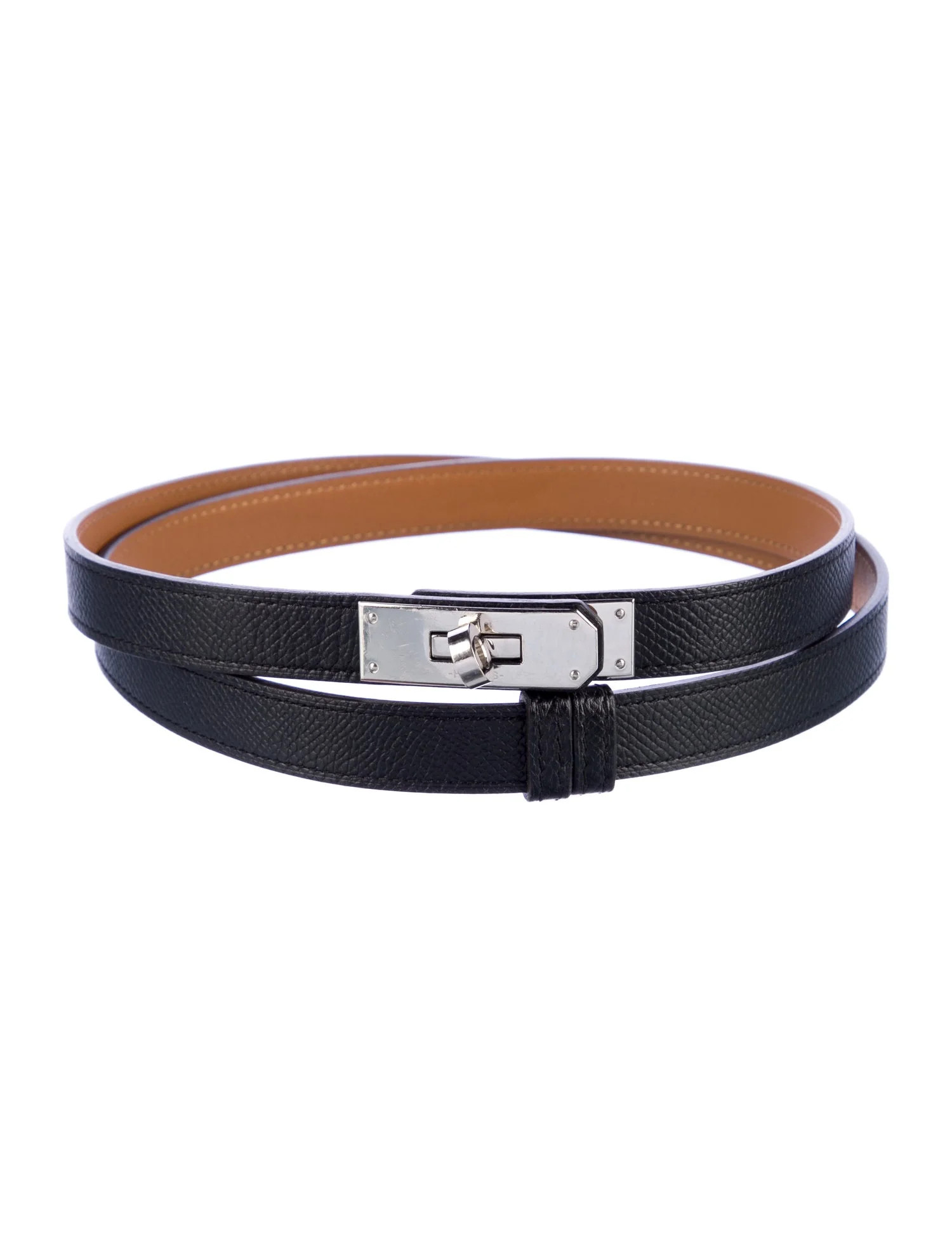 18 mm Epsom Leather Kelly Belt | The RealReal