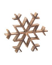 10in Wooden Snowflake Decor | Home | T.J.Maxx | TJ Maxx