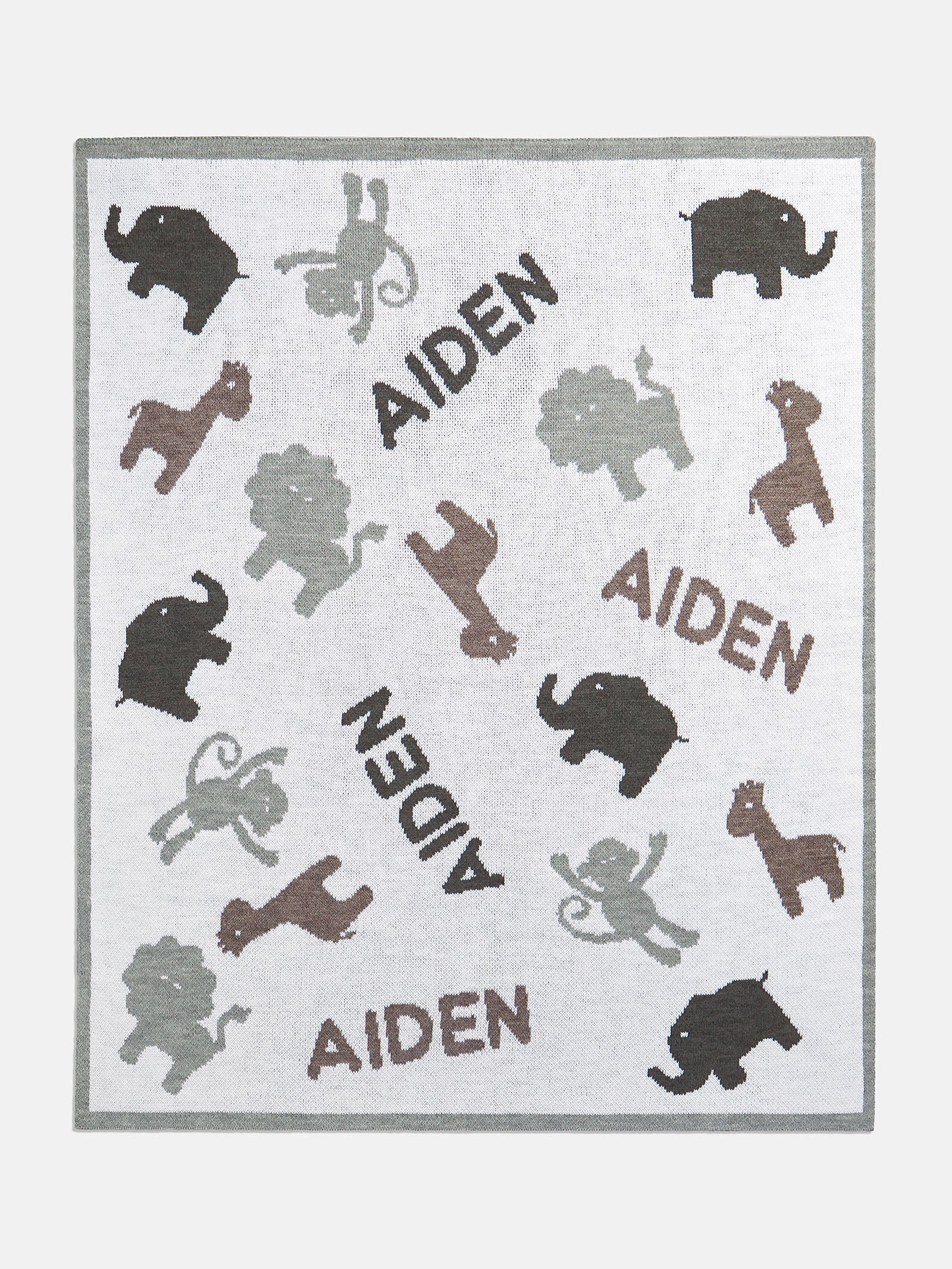 Wild Child Kids' Blanket - Gray/Black | BaubleBar (US)