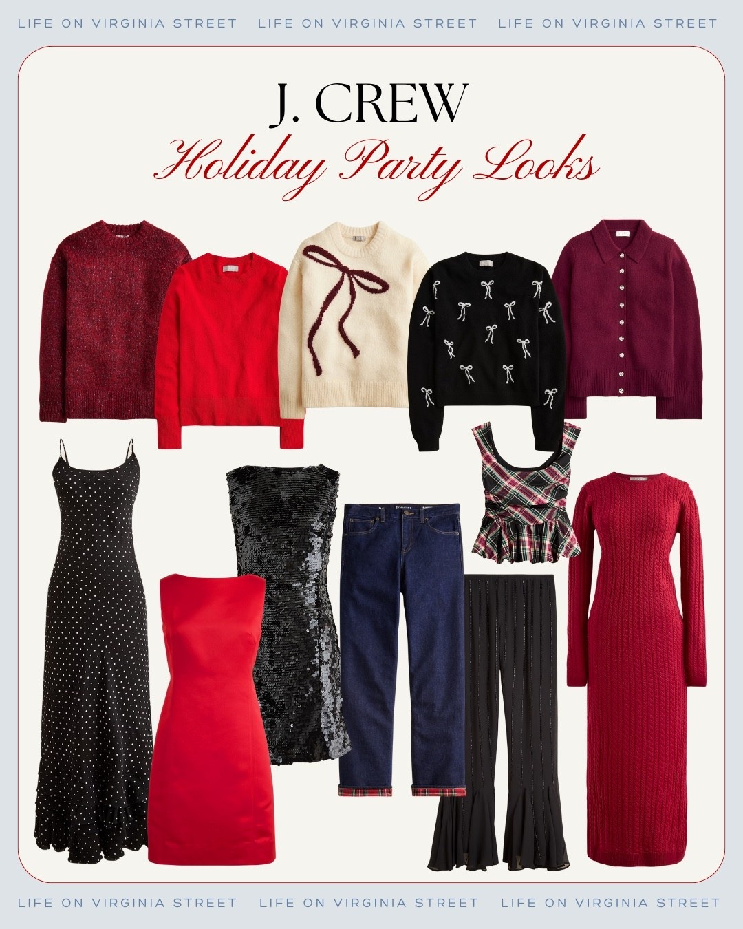 JCrew holiday party looks 🙌🏻

Office holiday party, holiday party outfits, classic holiday outfits, red, sweaters, tartan, plaid, Ralph Lauren style


#LTKootd #LTKSeasonal #LTKHoliday