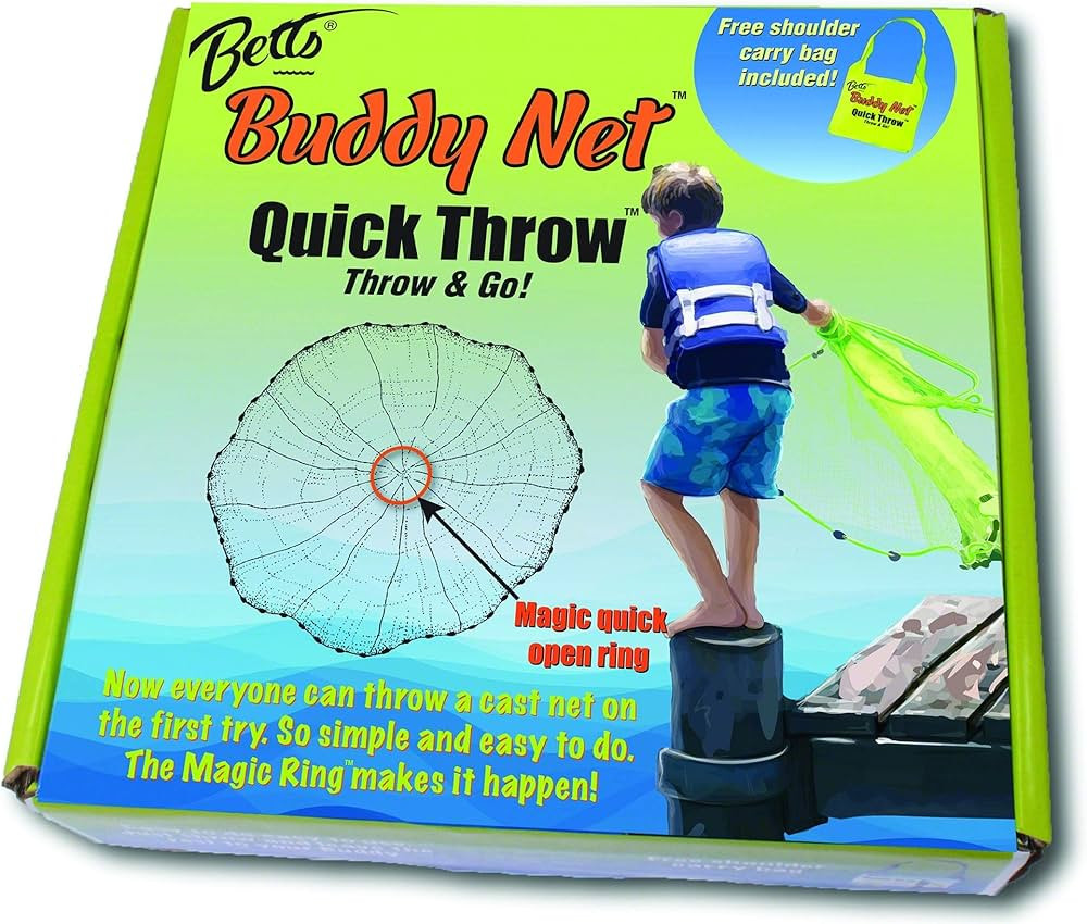 Betts 7PM Old Salt Mono Cast Net, 3/8" Mono Cast Net 7' | Amazon (US)