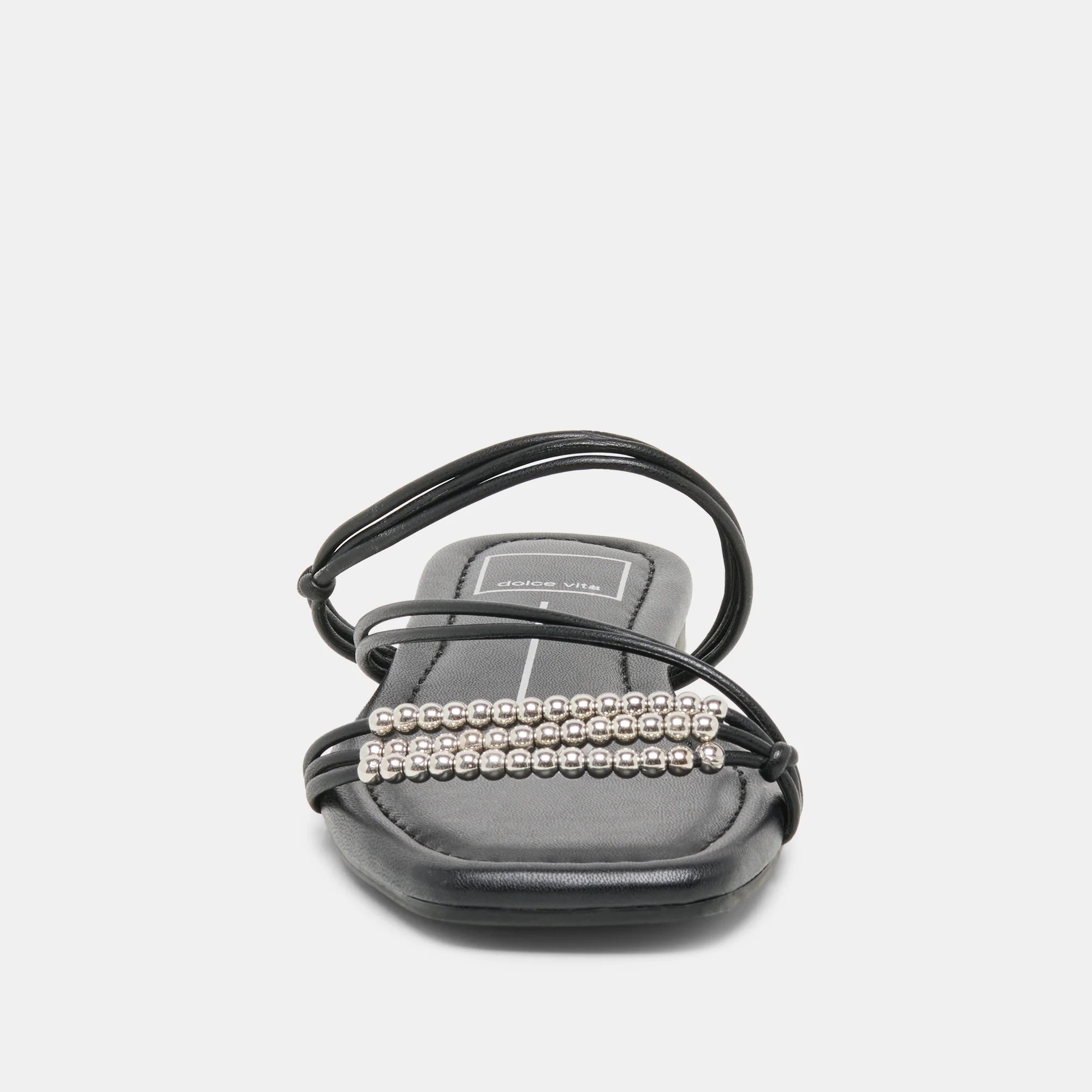 LYNDEE BEAD Black Stella Strappy Open-Toe Sandals | Dolce Vita | DolceVita.com