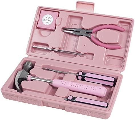 Stalwart - 75-HT2007 Household Hand Tools, Pink Tool Set - 9 Piece by , Set Includes – Hammer, ... | Amazon (US)