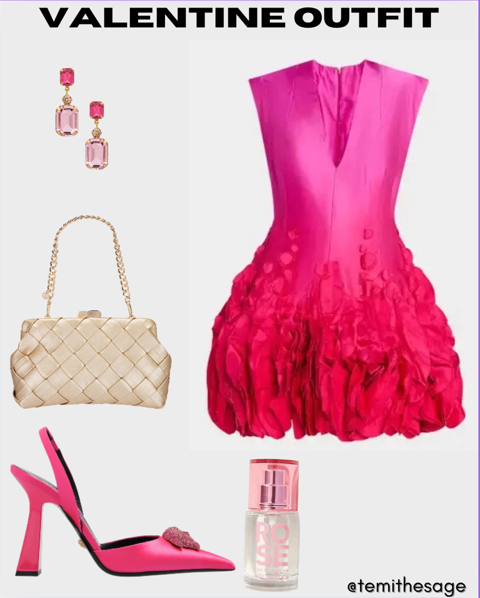 Steal hearts this Valentine’s in bold pink! 💖 

Perfectly paired with luxe accessories for a stunning date night look! 
#ValentineOutfit #PinkPerfection #DateNightGlam

#LTKStyleTip #LTKWedding #LTKSeasonal