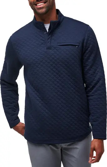 Transatlantic Quilted Henley Pullover | Nordstrom