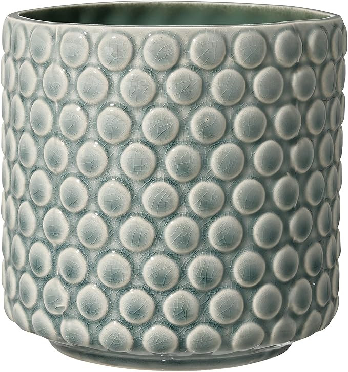 Bloomingville Flowerpot with Polka Dot Design Size S Green | Amazon (US)