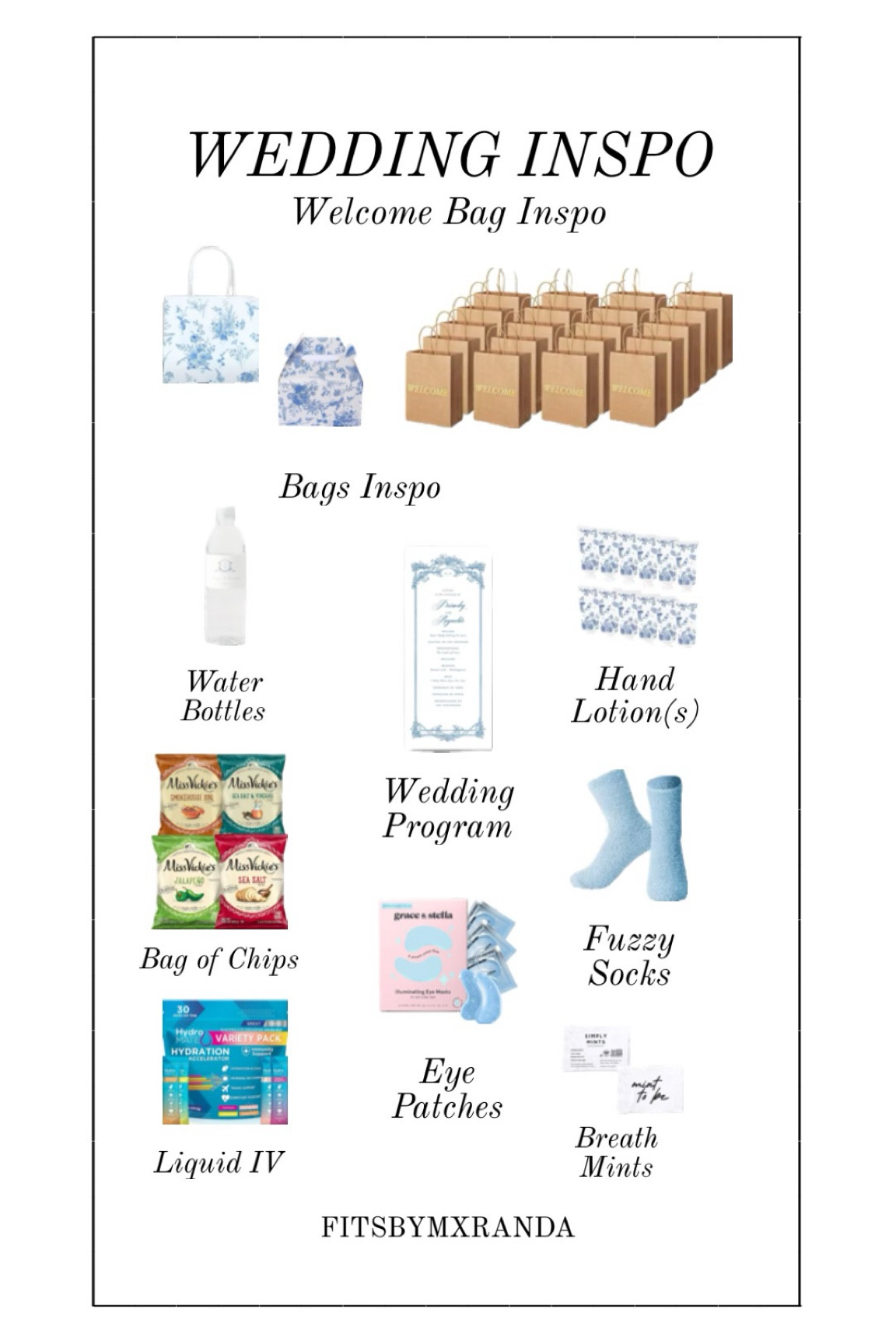 Welcome Bag Finds | Blue Weddingg

#LTKFindsUnder50 #LTKParties #LTKWedding