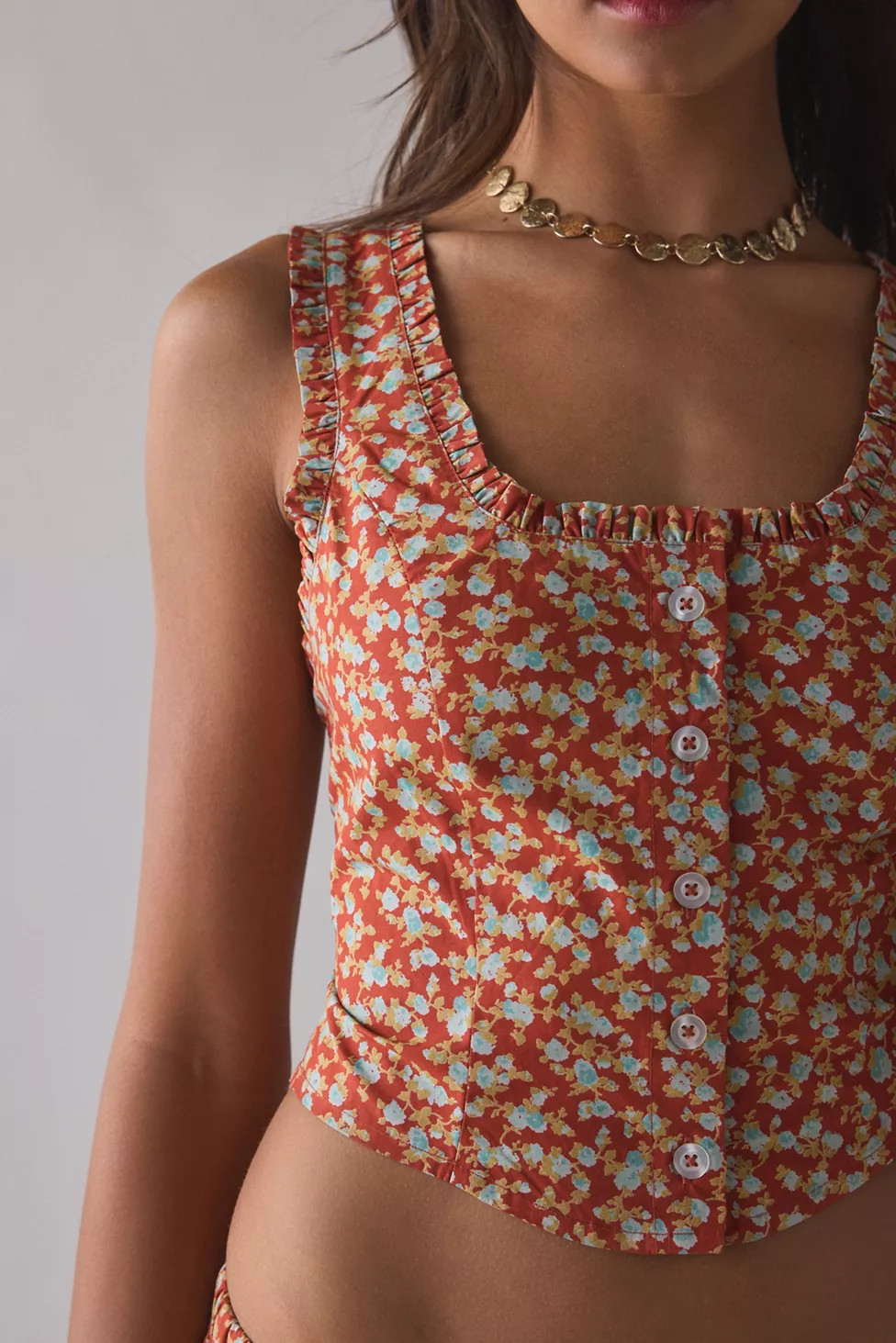 Kimchi Blue Market Morning Skirt 2-Piece Set | Urban Outfitters (US and RoW)