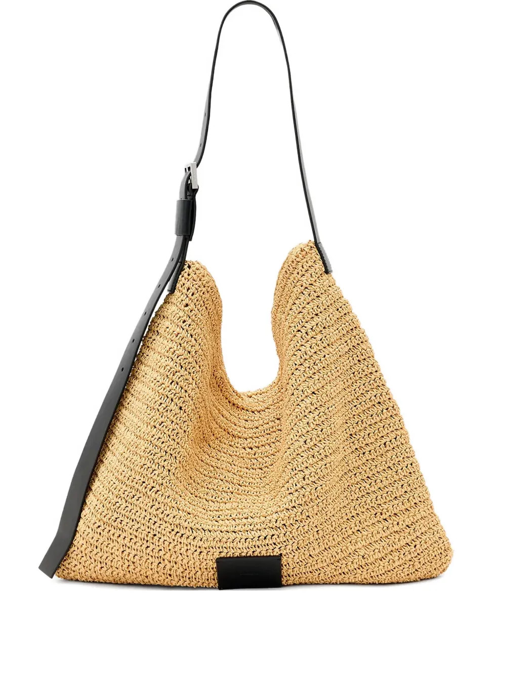 AllSaints Asha Tote Bag Mit Gewebtem Lederbesatz | Nude | FARFETCH DE | Farfetch Global