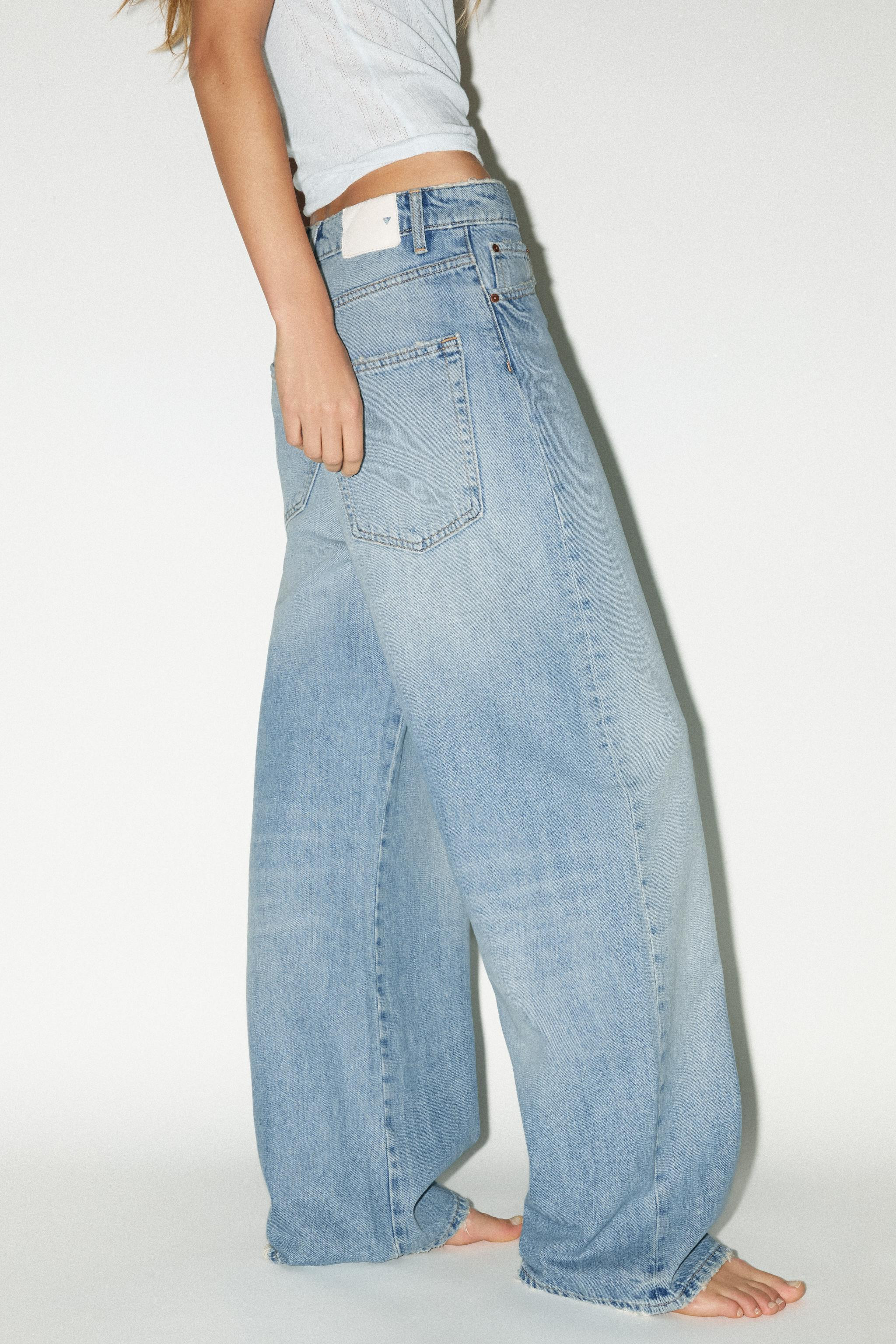 TRF MID-RISE BAGGY JEANS | Zara US