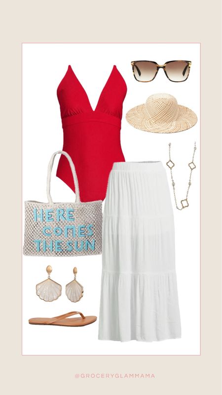 Beach day look inspo!!! It’s all @walmartfashion too!!!! I linked both a red bodysuit and a red swimsuit!!!

#LTKSwim #LTKStyleTip #LTKFindsUnder50