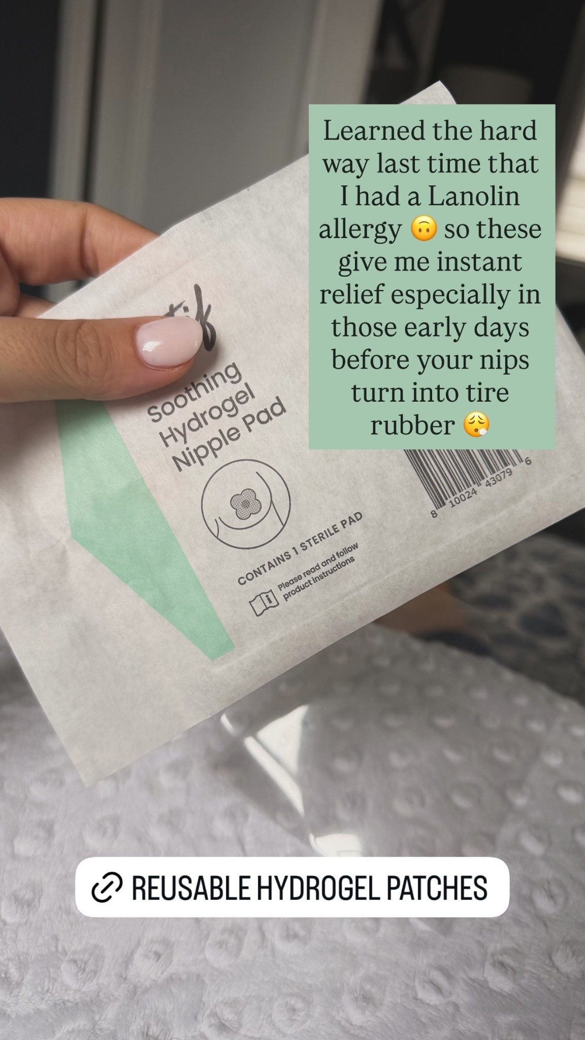 Learned the hard way last time that I had a Lanolin allergy 🙃 so these give me instant relief especially in those early days before your nips turn into tire rubber 😮‍💨

#LTKmomlife #LTKstorytime #LTKselfcare