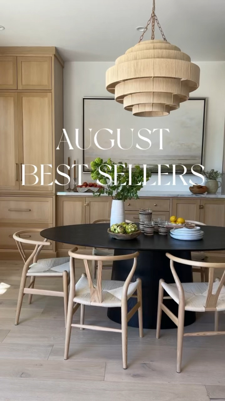 August Best Sellers
Double bathroom vanity / wall mirror / console table / marble coffee table / wool rug / dining table 

#LTKHome #LTKSaleAlert