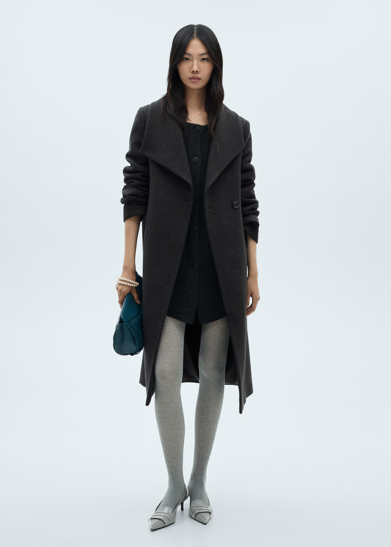Woollen coat with belt - Women | MANGO USA | Mango (US/MX/AU)