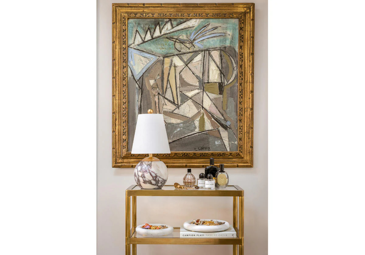 PENNY LAMP | Calacatta Viola | Alice Lane Home Collection