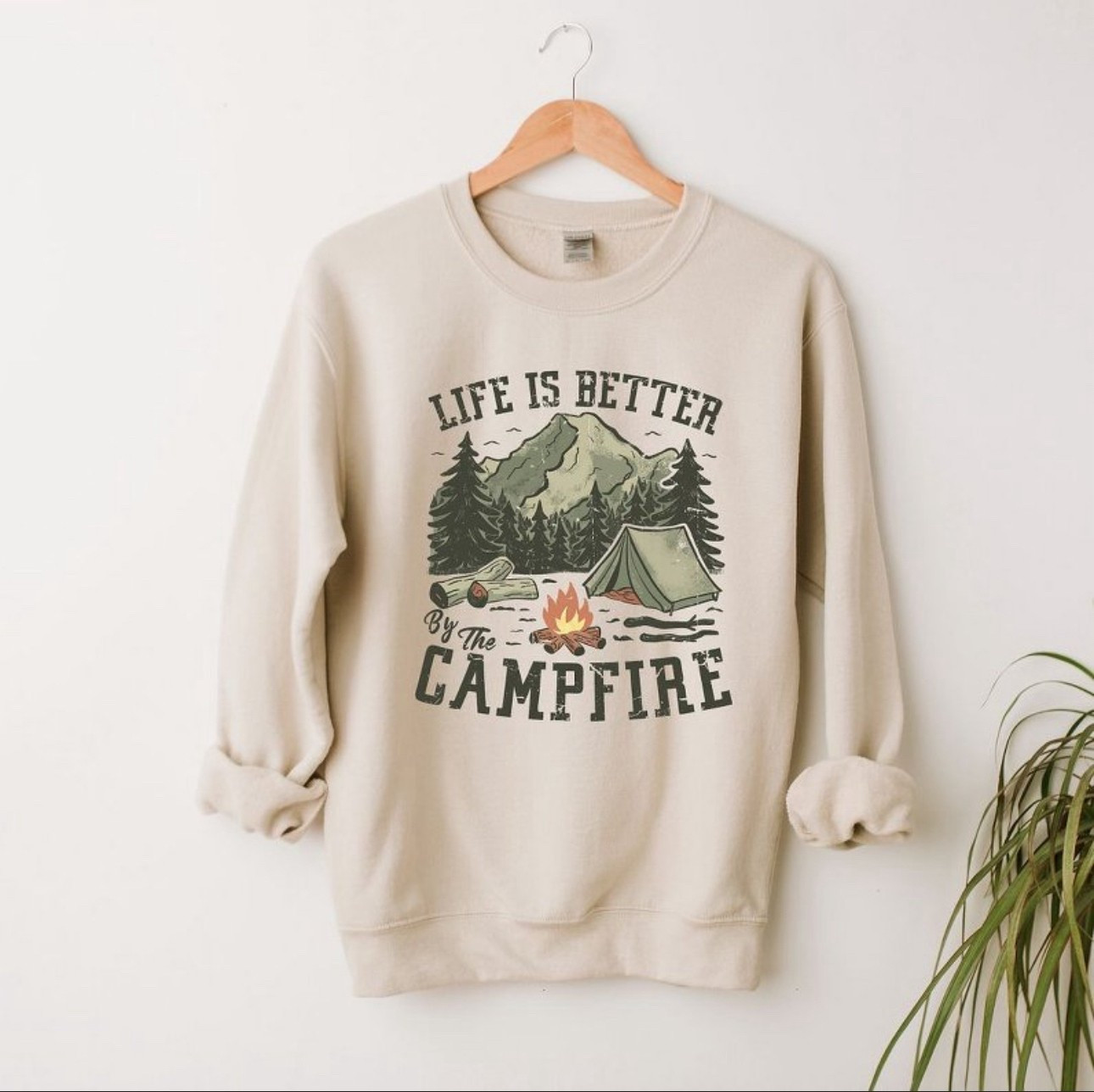 I’d rather be camping! This Life is Better by the Campfire crewneck sweat shirt is so cute and perfect for cool nights at the campsite  

#LTKOver40 #LTKSummerEdit #LTKSeasonal