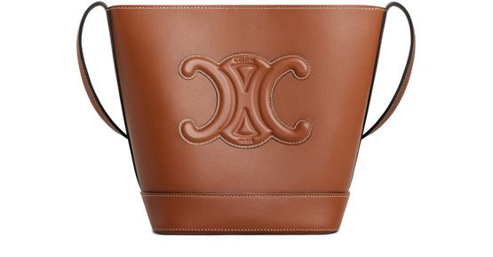 Small Bucket Cuir Triomphe In Smooth Calfskin - CELINE | 24S US