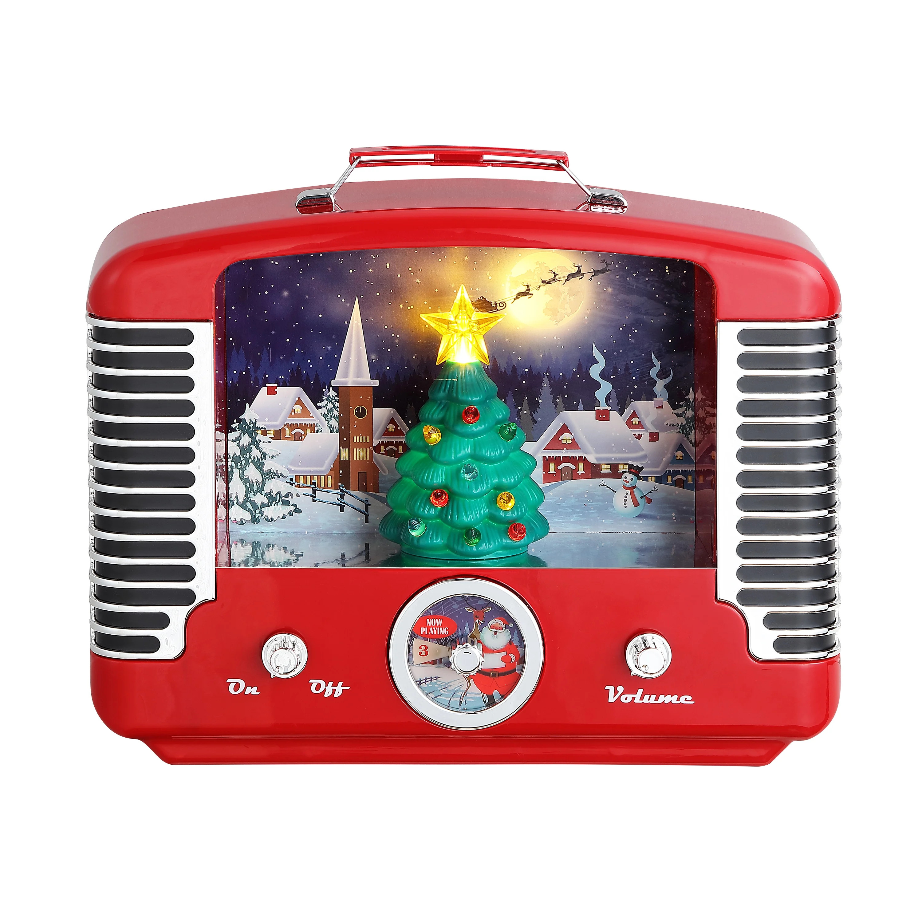 Mr. Christmas Lighted Holiday Radio | Walmart (US)