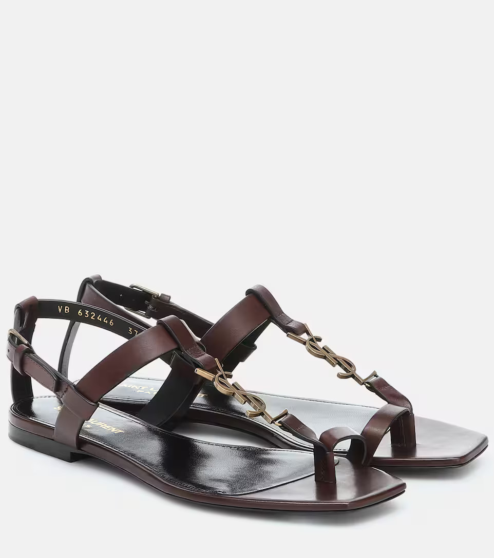 Cassandra leather sandals | Mytheresa (UK)