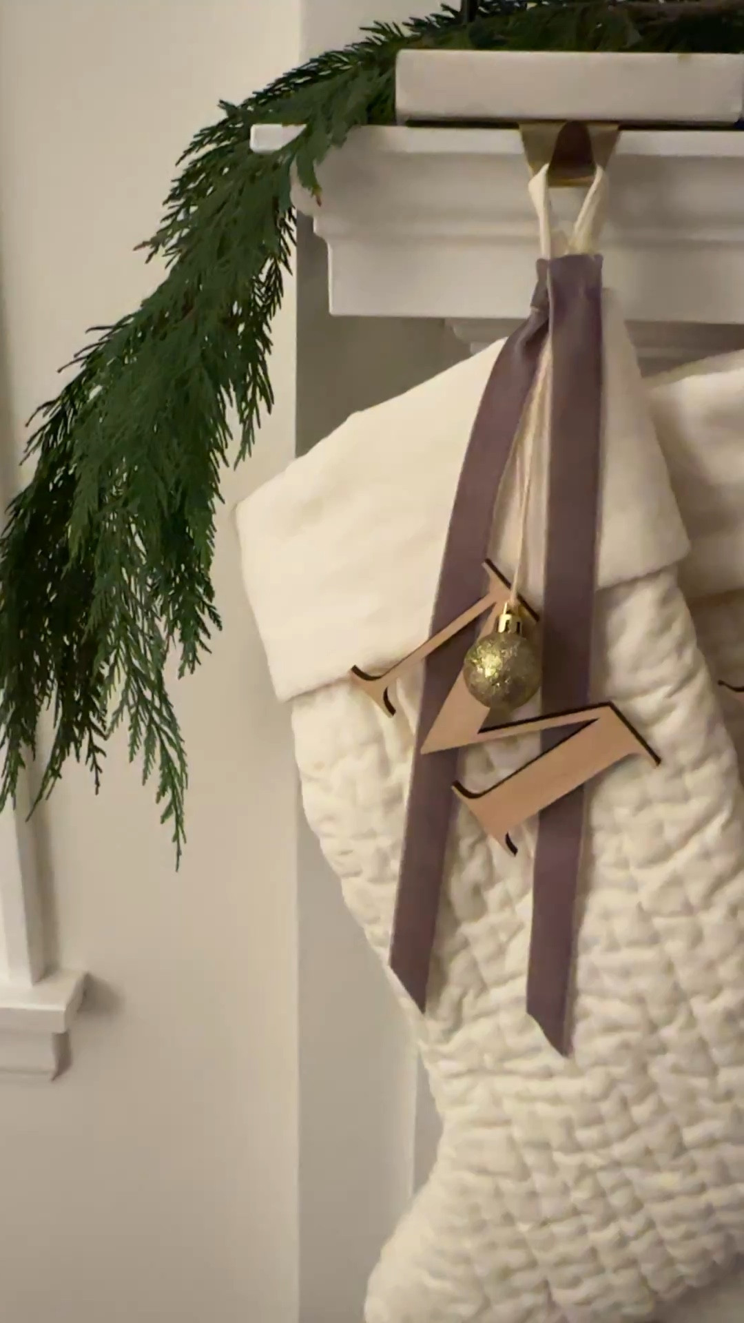 Our stockings are hung by the chimney with care! 🎅🎄🔔 We have loved the size and quality of these stockings over the years, the wooden letters help Santa knows whose stocking it is. 😉 The cedar garland is real but I’m linking a faux one that looks pretty great too!

#LTKHome #LTKSeasonal #LTKHoliday