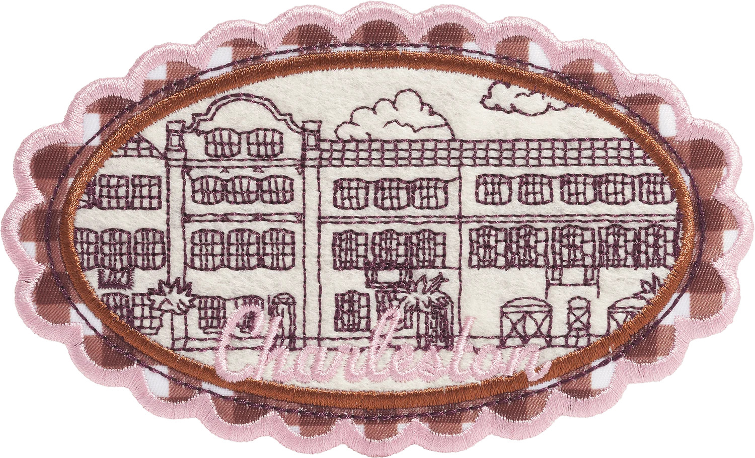 Charleston Gingham Patch by Stoney Clover Lane Sticker Patch | Stoney Clover Lane