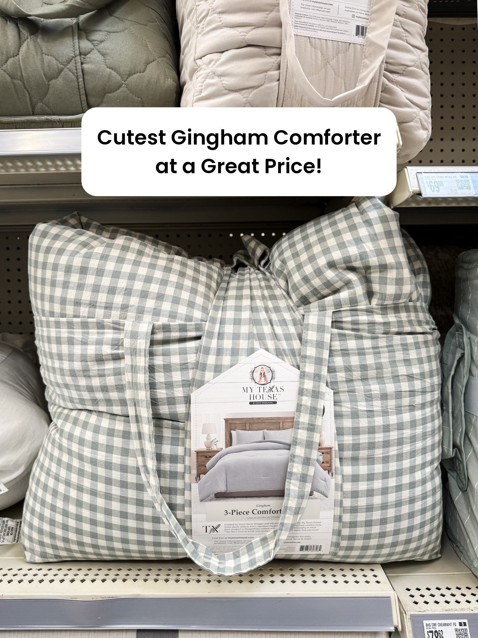 We love this gingham comforter! Such a great price and incredibly soft!

#LTKHome