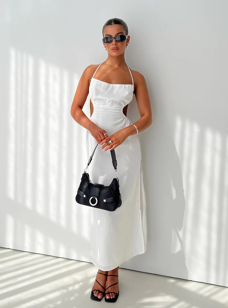 Tailor Maxi Dress White | Princess Polly US