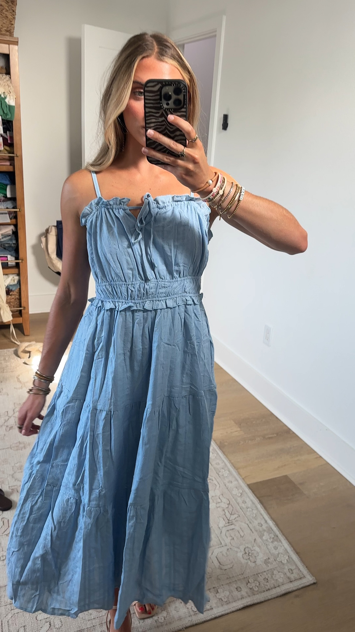 Amazon size small Kate Kasin Women Summer Dress Casual Spaghetti Strap Midi Cotton Sundress
2026 Boho Beach Vacation, with Pockets, Lined, Adjustable Drawstring & Straps, Backless,Sleeveless,Elastic Empire Waist,Flowy

#LTKWedding #LTKSaleAlert #LTKootd