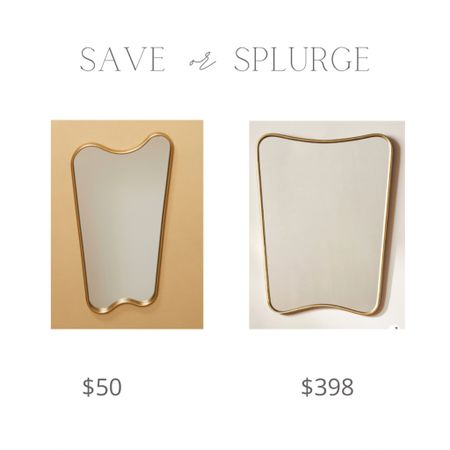 This price difference! Love the curved design 

Save or splurge, wall mirror 

#LTKFind #LTKhome #LTKxAnthro