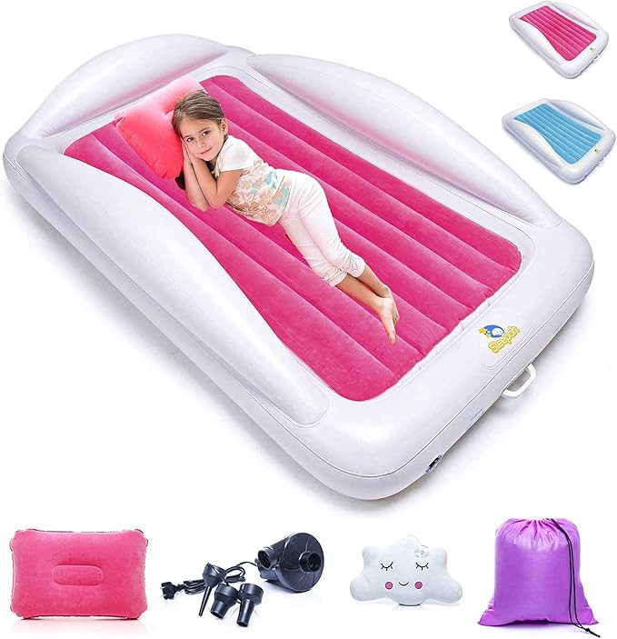 Sleepah Inflatable Toddler Travel Bed – Inflatable & Portable Bed Air Mattress Set –Blow up M... | Amazon (US)
