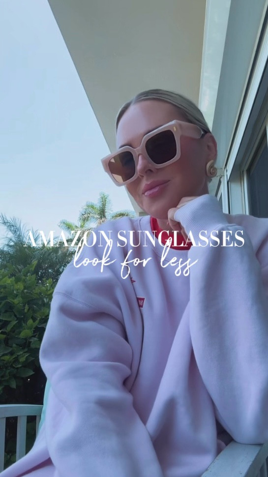 Amazon trendy, designer look for less, sunglasses use my code: LILLIESJ for 10% off! ✨🕶️The only brand I snag on Amazon! They’re fab! Lana too! ☀️

Sunglasses. Summer. Trending now. Trendy. Amazon fashion. Summer accessories. 

#LTKSaleAlert #LTKStyleTip #LTKSeasonal