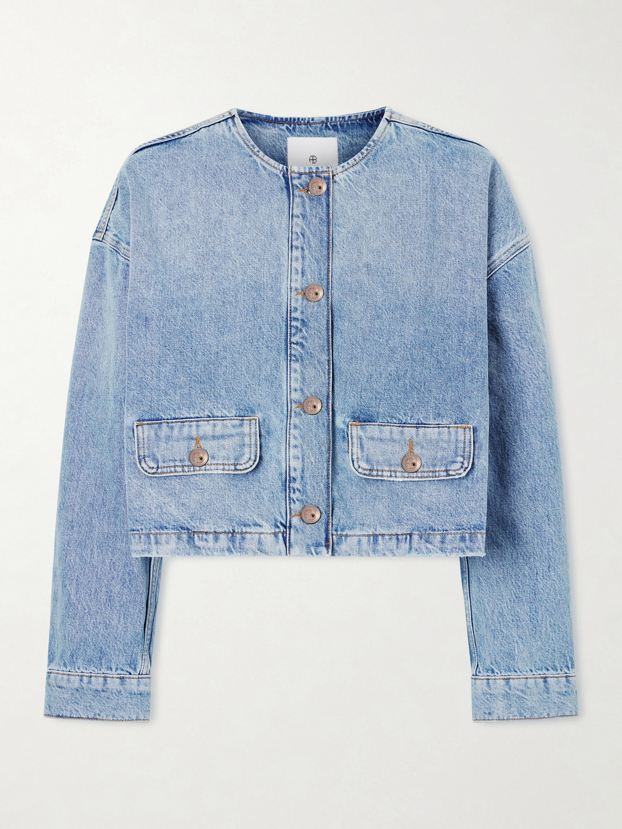 Anine Bing - Blanche Denim Jacket - Blue | NET-A-PORTER (US)
