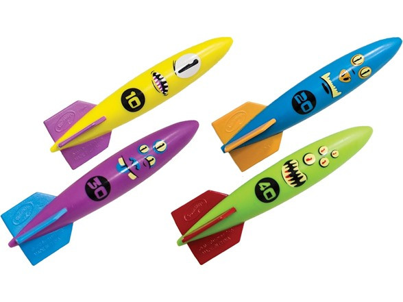 SwimWays Toypedo Pool Diving Toys 4pk - $4.99 - Free shipping for Prime members | Woot!