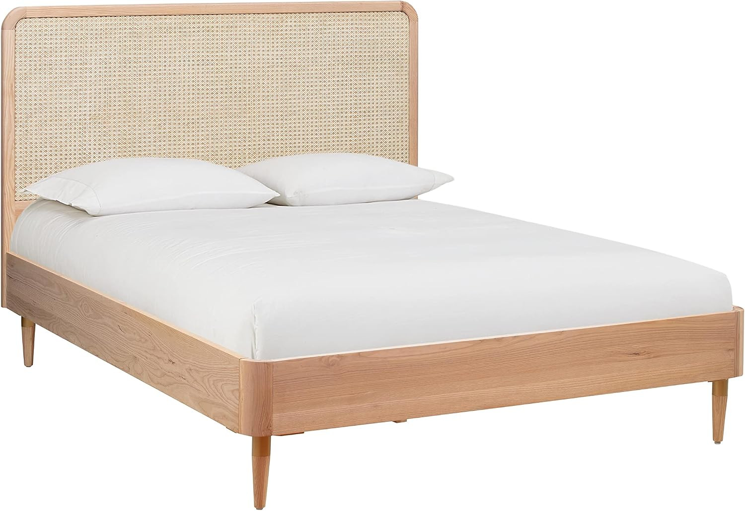 TOV Furniture Carmen Natural Finish Cane Bed (Queen (U.S. Standard)) | Amazon (US)