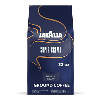 Lavazza Super Crema Ground Coffee, Medium Roast, 32 oz Bag | Target