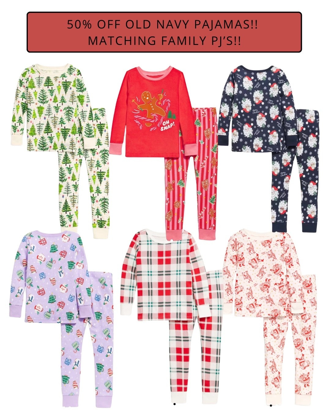 Old navy is having 50% off all pajamas for the family and even some 60% off!! I love stocking up on these and having the boys in matching pajamas! We love old navy!

#LTKSeasonal #LTKFamily #LTKSaleAlert