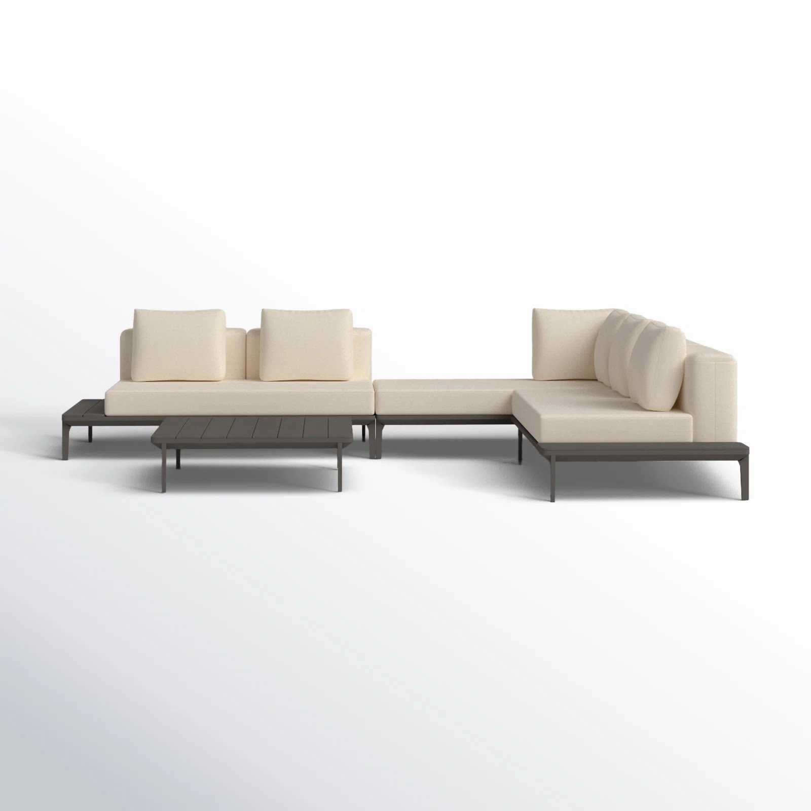 Filmore 6 - Person Modular Patio Conversation Set with Cushions | AllModern