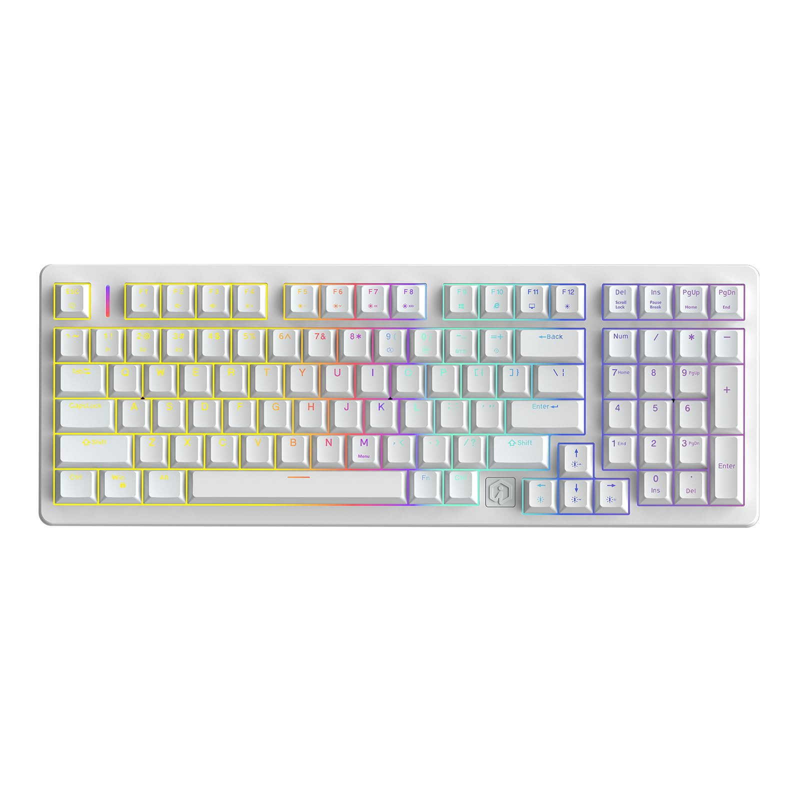 FE98Pro Wireless RGB Hot Swappable Mechanical Keyboard, Three-Layer Dampening 98 Keys Gaming Keyb... | Amazon (US)