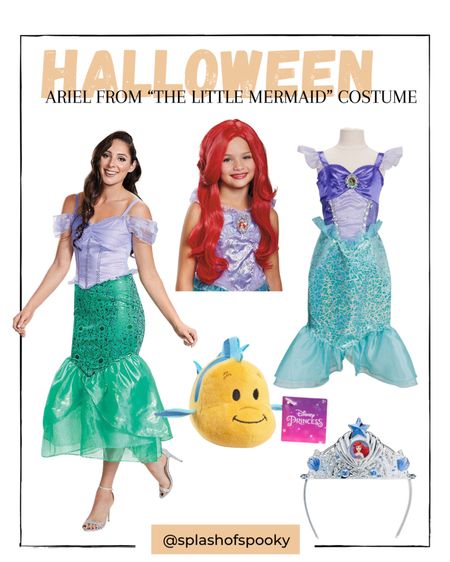 Ariel from “The Little Mermaid” is a classic character to choose for Halloween. Be sure to grab a Flounder plushie! 

#LTKSeasonal #LTKunder100