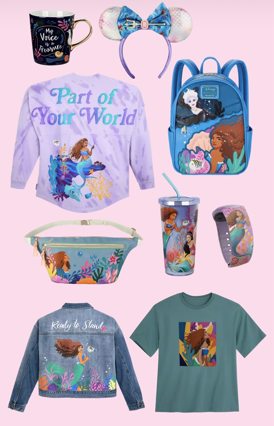 My favorite merch from the new little mermaid live action collection 🫧 🌊 🍴 🧜‍♀️ 

#LTKfamily #LTKSeasonal #LTKunder50
