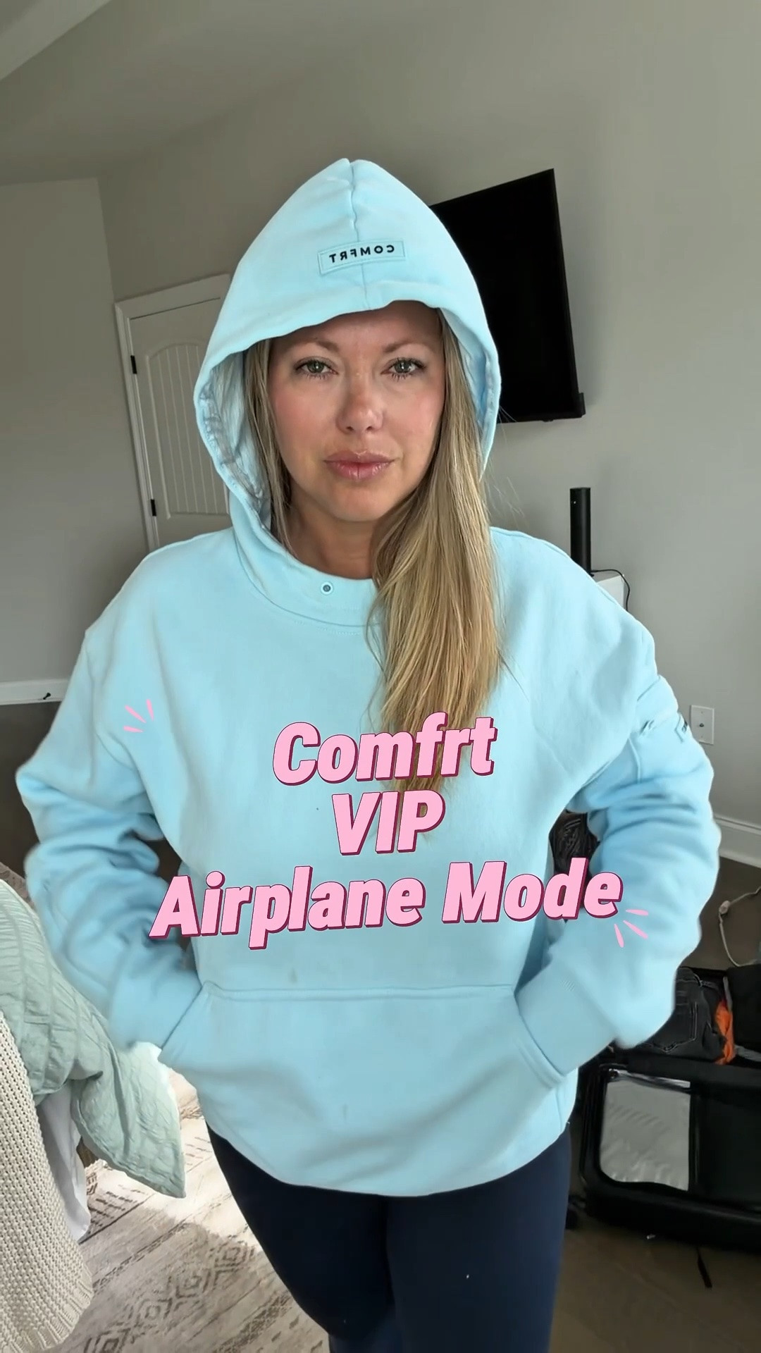✈️ Travel days just got an upgrade. The Comfrt VIP Airplane Mode Hoodie is officially my go-to for flights, road trips, coffee runs, and cozy nights in. Soft, oversized, and actually comfortable enough to sleep in on the plane 🤍

The quality feels luxe, the fit is perfectly relaxed, and the “airplane mode” vibe is exactly the energy I’m bringing this season. Pair it with leggings, biker shorts, or your favorite joggers for the easiest comfy-chic look.

#LTKTravel #LTKStyle #AirportOutfit #TravelEssentials #ComfyStyle #CozyFits #OversizedHoodie #TravelOutfit #NeutralStyle #CasualChic #AmazonFashion #TravelDayFit #Comfrt #AirplaneMode #OOTD

#LTKootd #LTKTravel #LTKActive