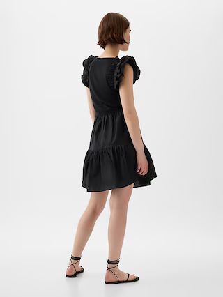 Ruffle Sleeve Tiered Mini Dress | Gap (US)