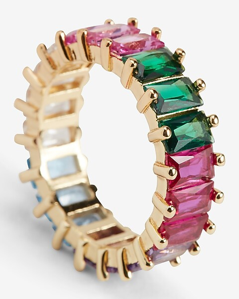 Multi-Color Baguette Ring | Express