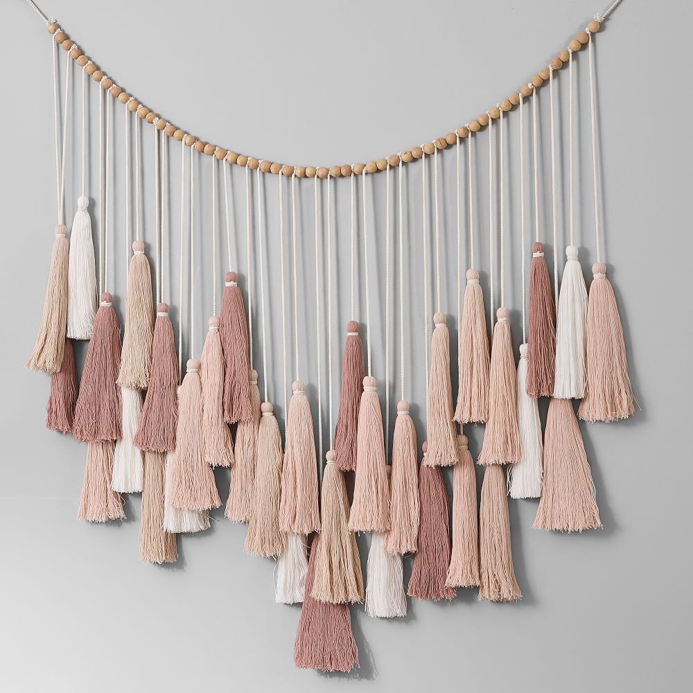 Oversized Tassle Garland, WE Kids | West Elm (US)