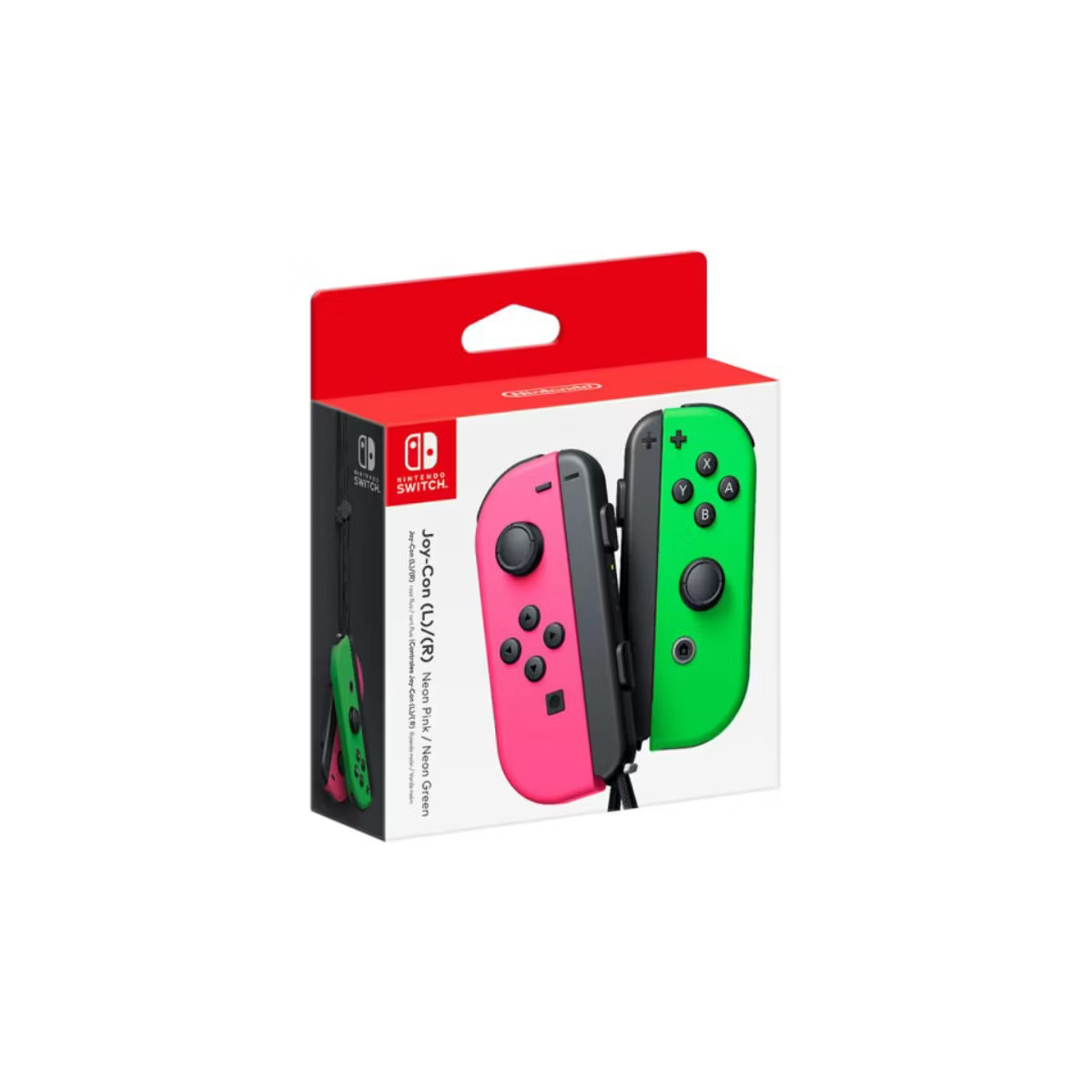 Nintendo Switch Joy-Con Complete Set Left/Right Neon Pink & Neon Green Manufacturer Refurbished | Target
